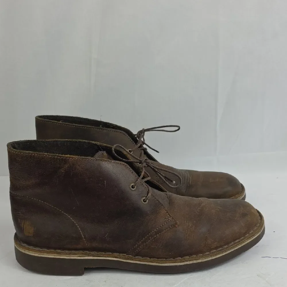 Clarks Bushacre 2 Brown Leather Chukka Men's Boots .‎